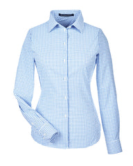 Ladies' Performance Micro Windowpane Shirt